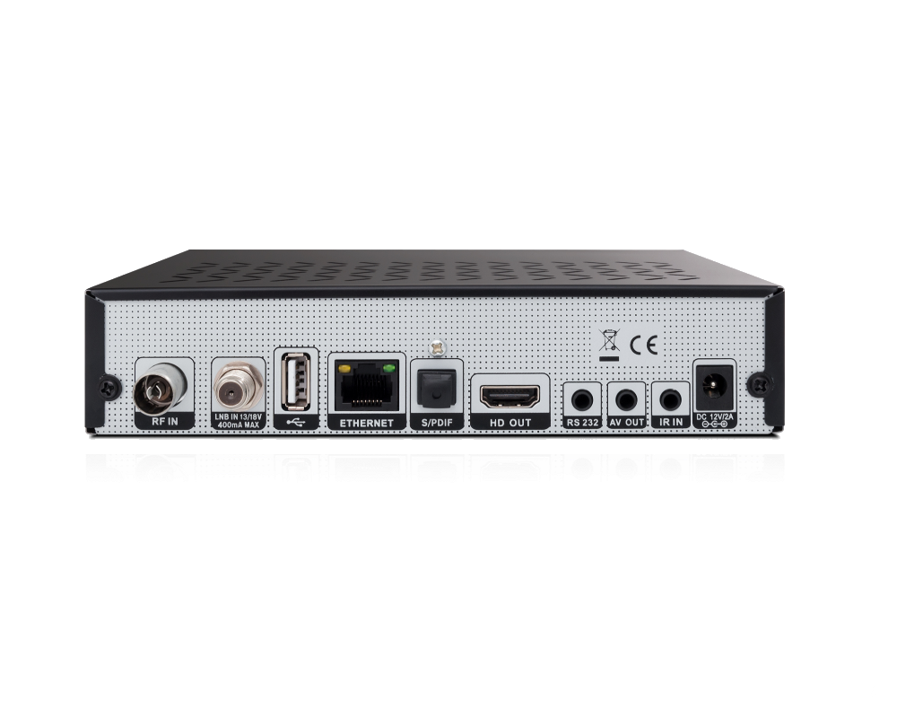 Amiko HD 8265+ bagside