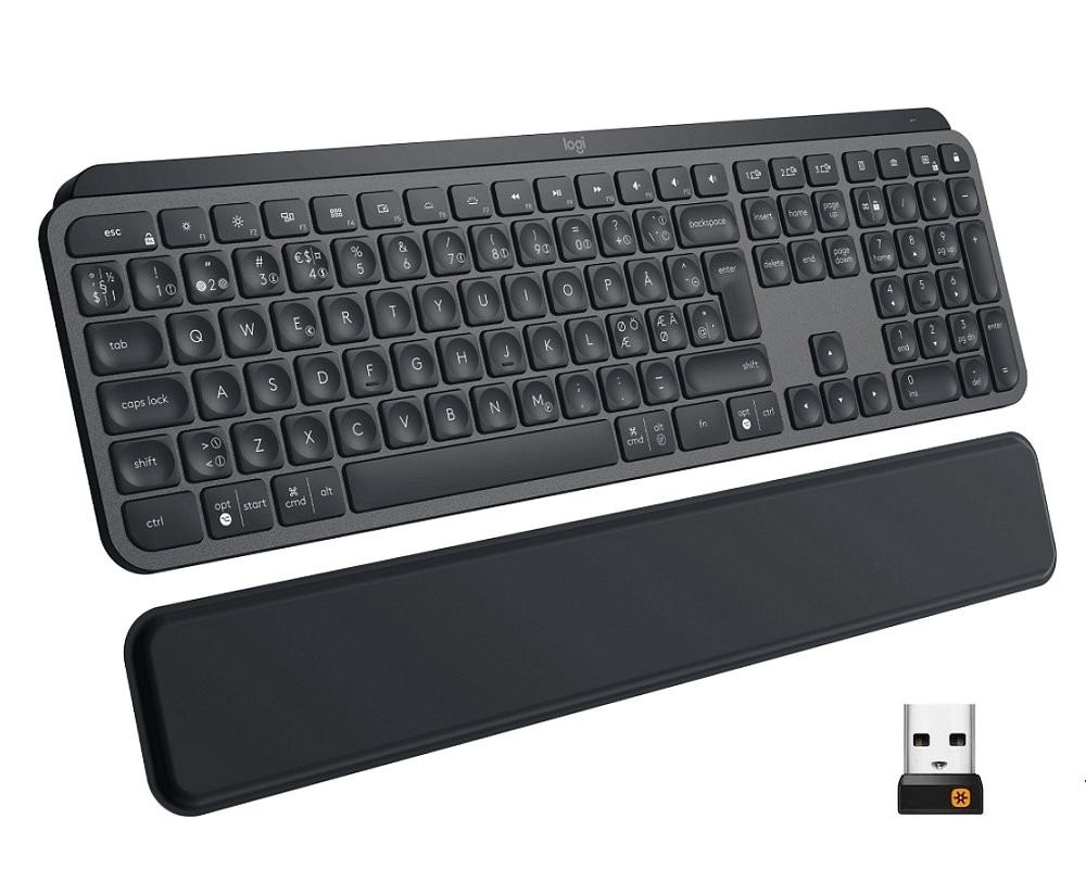 Logitech MX Keys trådløst tastatur nordic