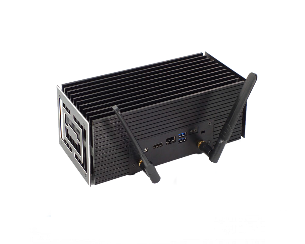 blæserløs PC i5 bagside