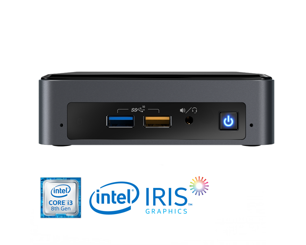 NUC8i3BEK front