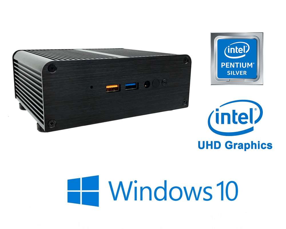 NUC Pentium lydløs PC