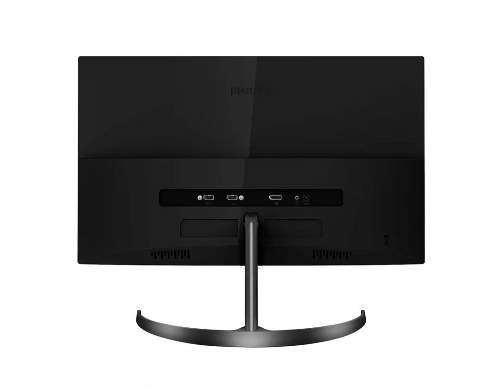 276E8VJSB 4K skærm set fra siden