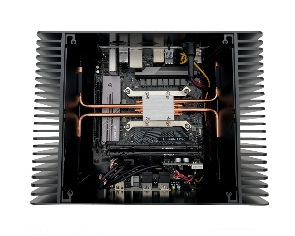 AMD Ryzen 5 fanless inside