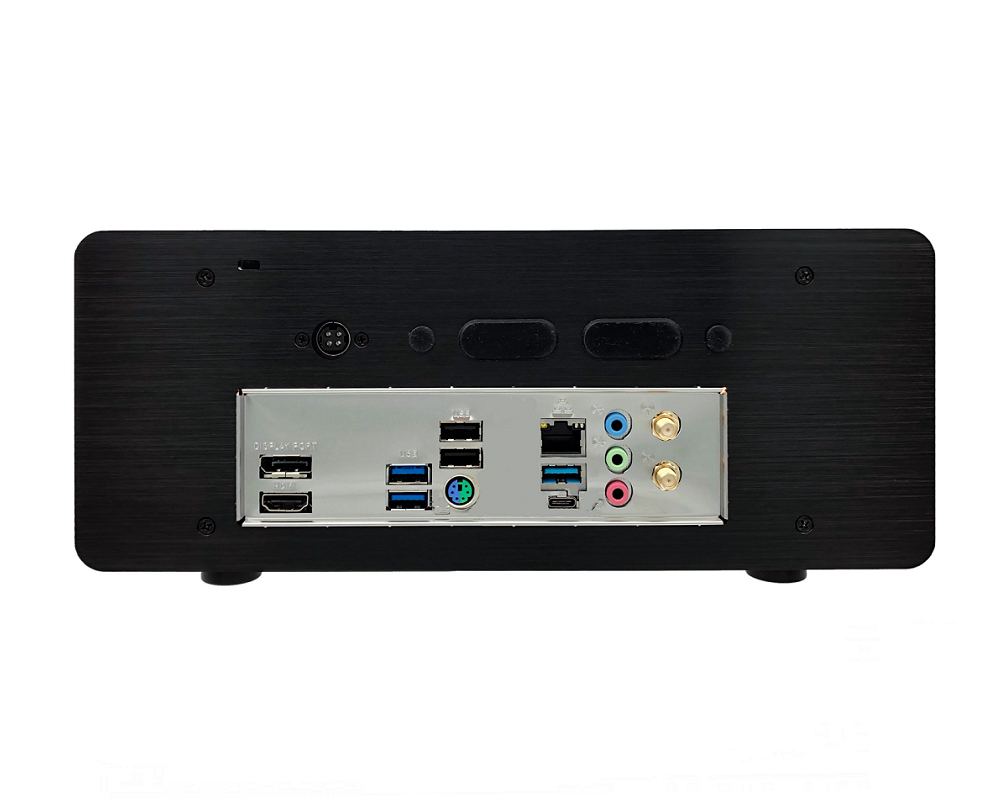 AMD Ryzen 7 fanless bagside