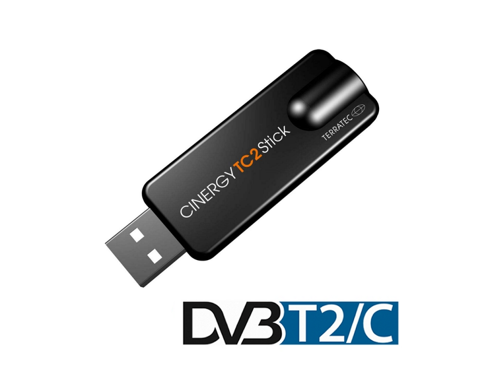 Terratec USB tuner DVB-T2 og DVB-C